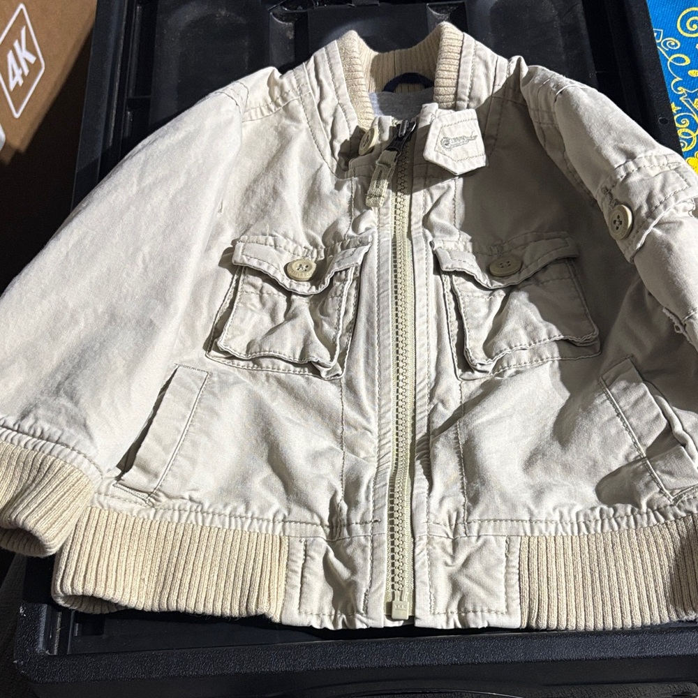 GAP Men's Beige Bomber Jacket